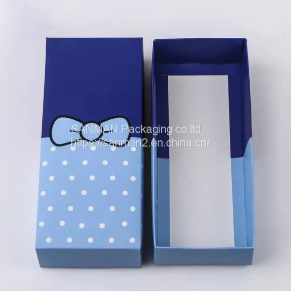 Jewelry Hardboard Paper Gift Box With Embossed