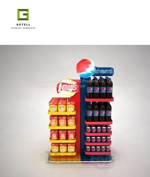 Chips Paper Cardboard Display Stand