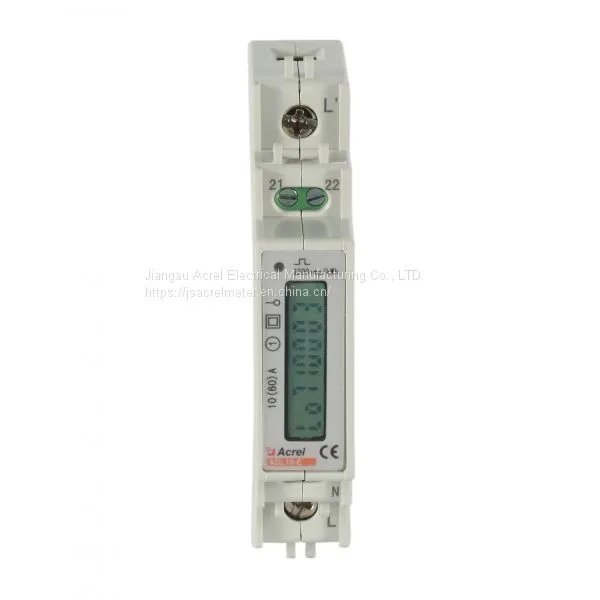 Acrel 300286.SZ ADL10-E/C LCD Display RS485 Single Phase Digital Energy Meter photo-4