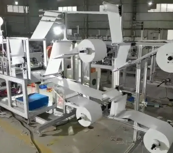 HOT SALE AUTOMATIC FACE MASK MACHINE KN95 FACE MASK PRODUCTION LINE photo-3