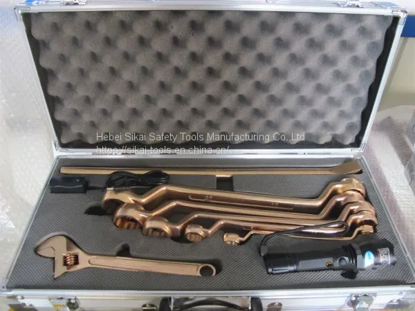 Beryllium Copper Alloy Anti Spark Hand Tools Set for Oil Gas Industries photo-2