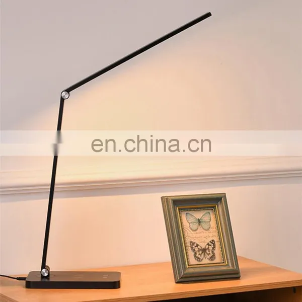 Wholesale Modern Bedside Foldable Led Table Lamp Light Phone Wireless Charging Desk Lamp photo-6