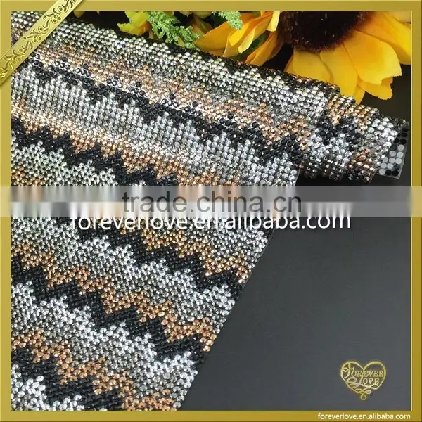 Resin Rhinestone Mesh Sheet FHRM-048 photo-2