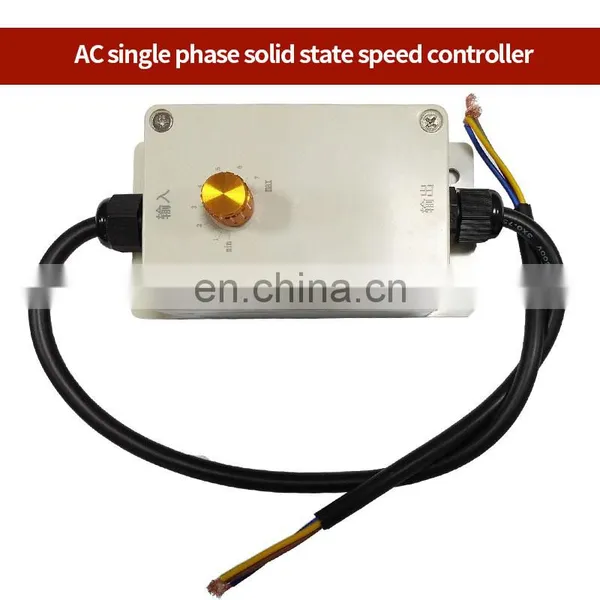 Solid State Speed Regulator AC Single Phase 220v100w Vibration Motor Speed Controller photo-3