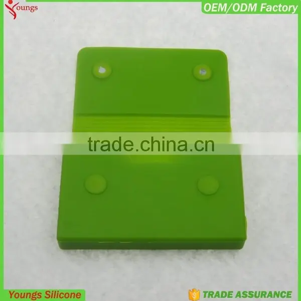 2016 Wholesale Colorful Durable Silicone Magnetic Card Holder Quality Choice photo-3