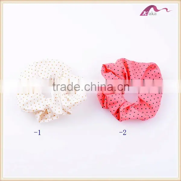 Fancy Dot Print Elastic Hair Band Ponytail Hair Accessories photo-3