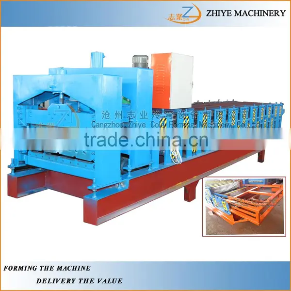 Steel Sheet Roof Panel Double Decker Roll Forming Machine/corrugated Roof Tile and Wall Sheets Double Layer Making Line