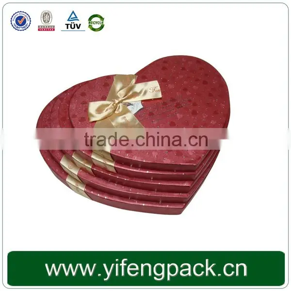 Heart Shaped Jewelry Packaging Box, Paper Heart Packaing Jewellery Box photo-4