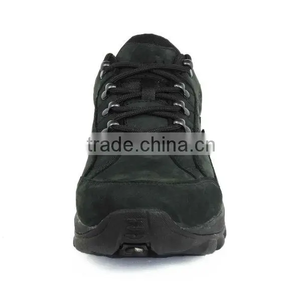 High Quality Low Cut Full-Grain Waterproof Nubuck Leather Mountain Hiking Shoe photo-3