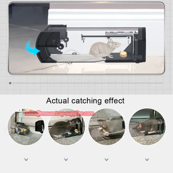 Indoor Humane Live Catch High Sensitive Rat Rodent Control Mouse Trap Cage photo-5