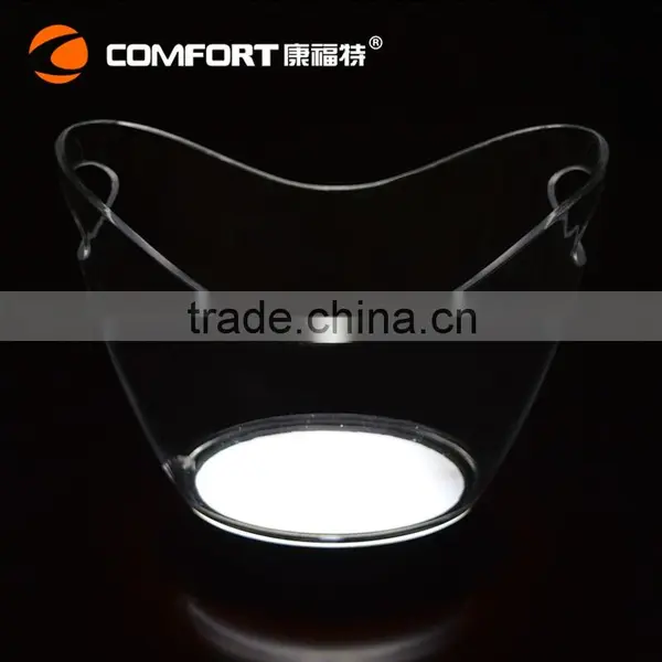 Colorful Flashing Acrylic Led Ice Bucket photo-3