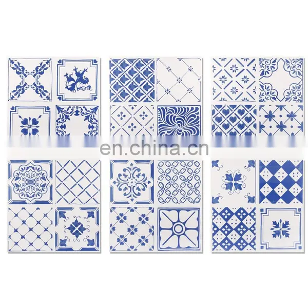 Blue and White Porcelain Art Tiles Chinese Blue Restaurant Kitchen Tiles photo-4