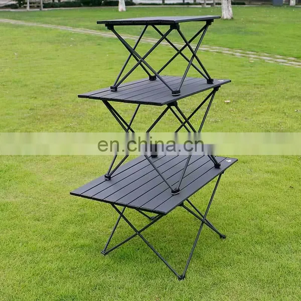 Outdoor Aluminum Folding Table Camping Portable Multi-functional Super Light Mini Picnic Table photo-5