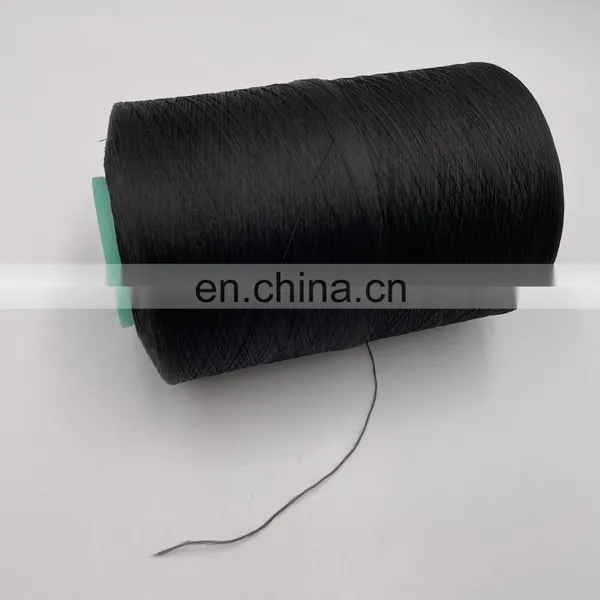 200D Polyester Texture Thread Good Quality Sewing Thread Black Overlock Thread photo-3