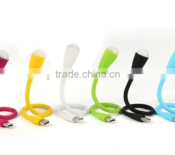 White Color pc USB Connect Light LED USB Light Muti-color 0.5w DC 3V Black Bendable Easy Carrying photo-4