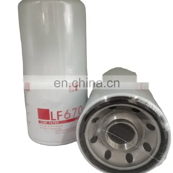 High Quality Truck Diesel Engine Oil Filter LF670 for Cummins Excavator photo-5