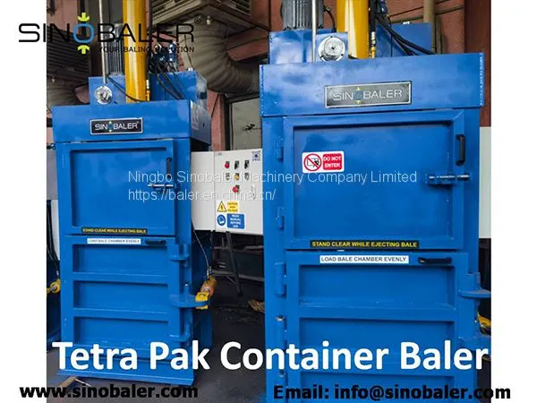 Баллер для контейнеров Tetra Pak, пресса для укупорки контейнеров Tetra Pak