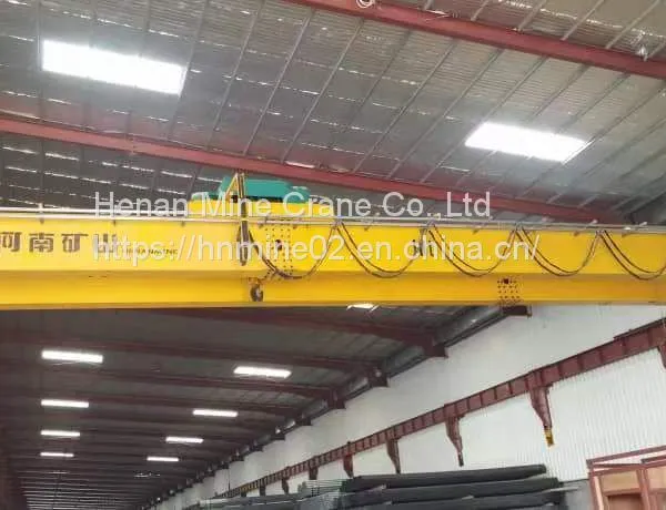 Electric Hoist Double Girder Electric Overhead Traveling Crane for Sale photo-5