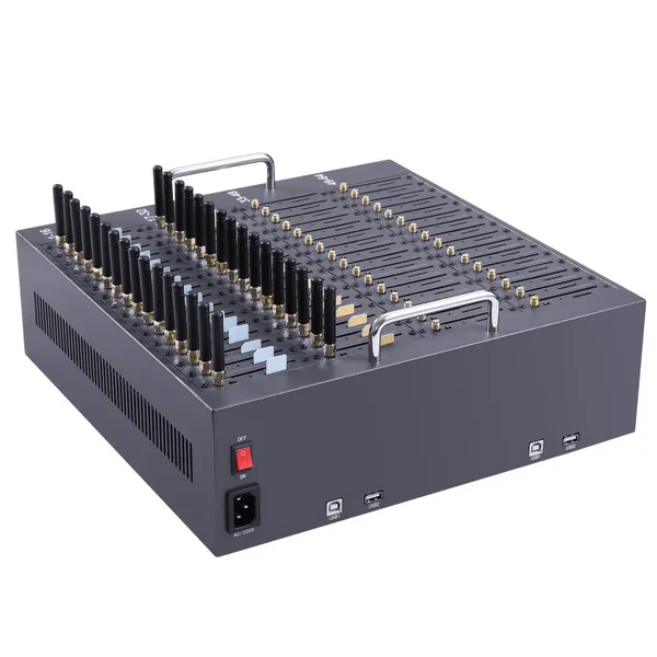 Low Price for 2025 Rare Product Good Selling 4G Lte Bulk SMS 64 Ports With 64 Sims Gsm Modem USB Interface Support AT Command Sim Bank Router With Sim photo-4