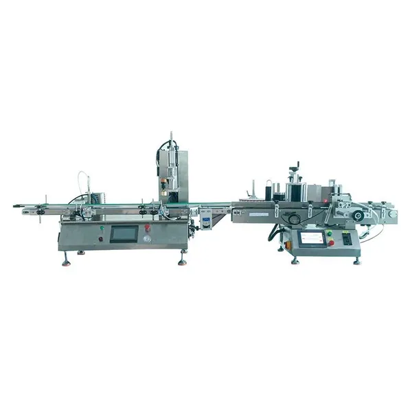 Liquid Filling Screw Cap Labeling Production Line photo-5