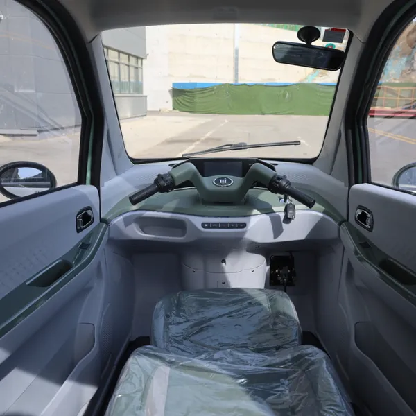 Tiktok Same Model Three Passenger Closed Electric Tricycles for 3 People Closed Electric Tricycles for Elderly photo-5