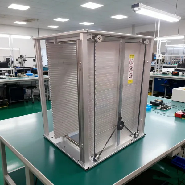 aluminum magazine rack full metal gear belt esd smt pcb racks  460*400*563mm
