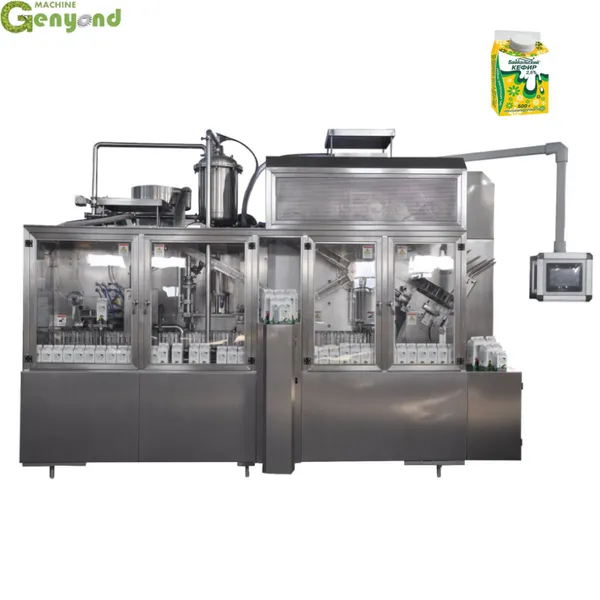 Automatic Gable-Top Cartons With Screw Cap Filling Machine photo-4
