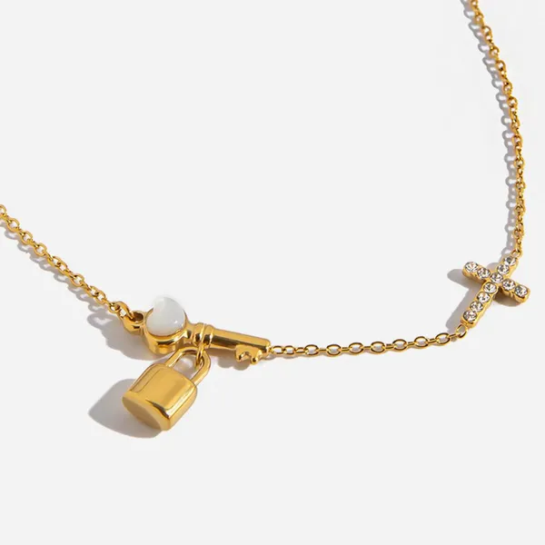 Scratch Resistant Stainless Steel Necklace With Titanium Nitride Barrier Layer photo-5