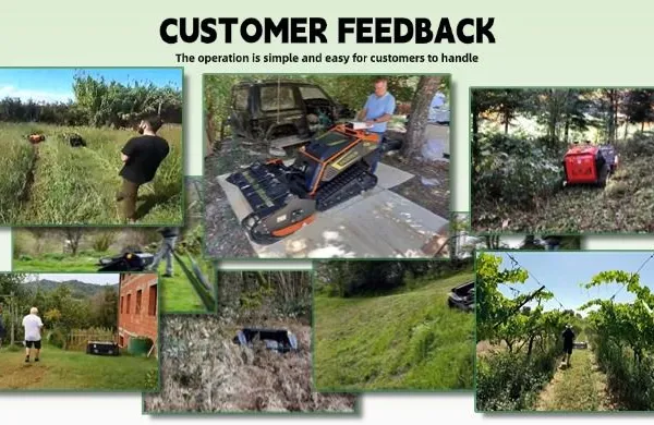 Vigorun MTSK1000 Remote Control Forest Mulcher With Forest Mulching Attachment For Mountain Land Clearing photo-5