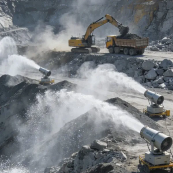 High-pressure Remote Fog Cannon, Steel Plant Eagle-eye Dust Control, Ultra-low Emission Transformation