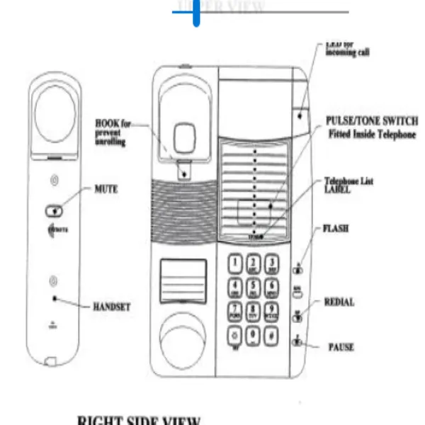 IMCOS-5350WD Analogical Automatic Telephone With Universal Support ForWall/Desk Mounting photo-4