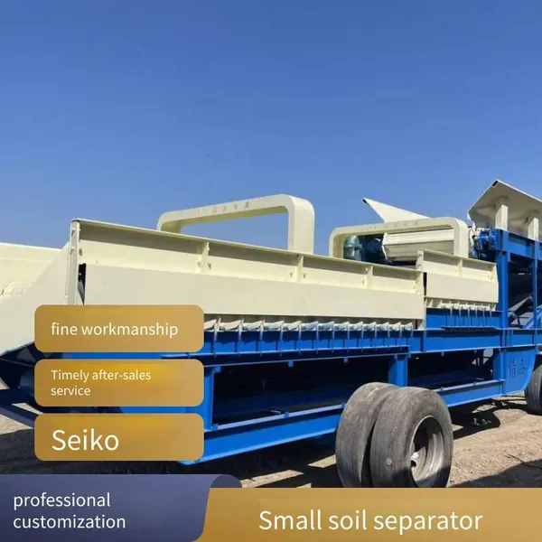 Modular Soil Separator With Adjustable Screening Shafts for Various Wet Soil and Stone Screening Conditions photo-4