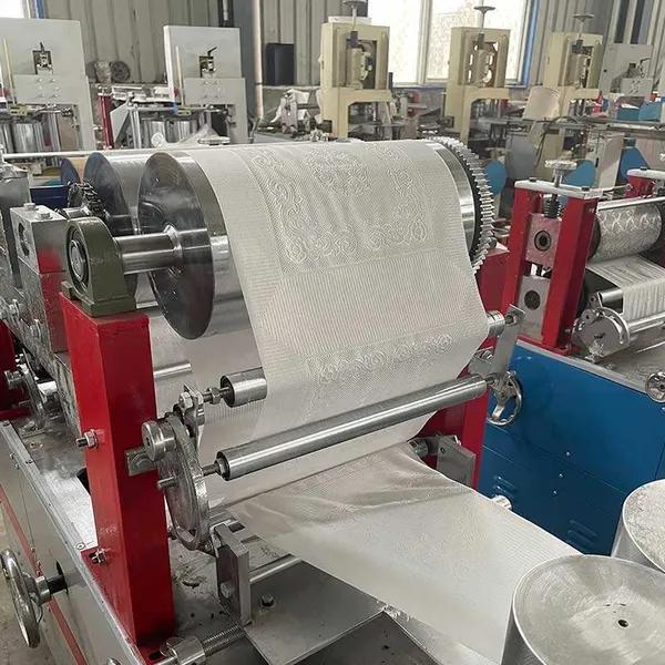 Automatic Soft Two Colours Table Tissue Paper Machine Napkin Paper Making Machine Price photo-5