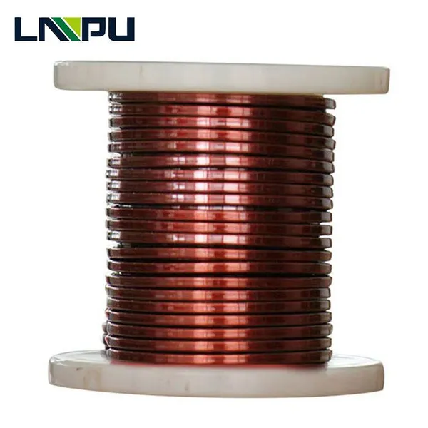 10 AWG Лакокрасочное магнитное медное прямоугольное плоское провода Производители Alambre De Cobre