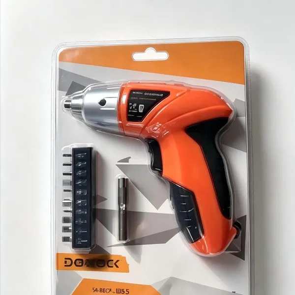 Electric Screwdriver for Home DIY & Furniture Assembly, 3.6V Cordless Pistol Grip Kit, 1300mAh Lithium-Ion 3.0Nm USB Rechargeable