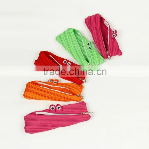 Animal Eyes Monster Zip Zipper Bag Zippers Wallet Eco Bags Purse Mini Money Wallet photo-4