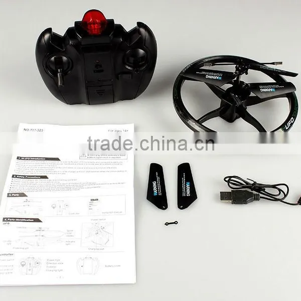 Glodenlight 777-323 Infrared Control 2CH RC Quadcopter rc Mini Ufo With Gyro and Light photo-2