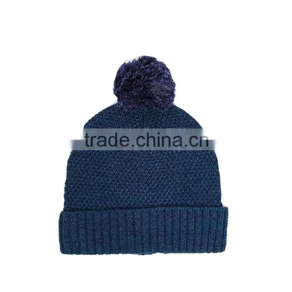 Wholesale Winter Cashmere Beanie Hats With a Ball photo-5