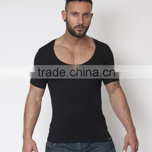 Deep O Neck Men Tshirt photo-3