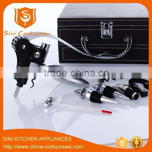 Wine Sets Wine Accessory With Leather Box Collection Wine Box photo-6