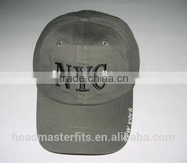Custom 6 Panel Short Brim Baseball Cap Nyc Embroidery Unstructured Baseball Cap photo-3