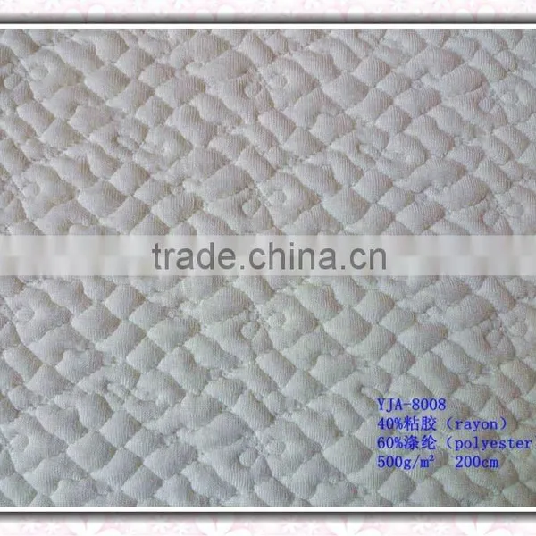 Rayon/polyester Yarn Dyed Knitting Fabric for Mattress