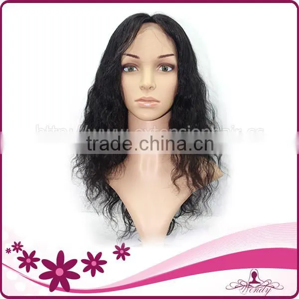 Human Brazilian Hair Lace Front Wig for African