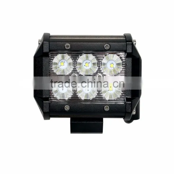 Shenzhen Supplier Best Car Accessories 4" 9-32v 18w Dual Row Off Road Light Bar Supplier's Choice photo-2