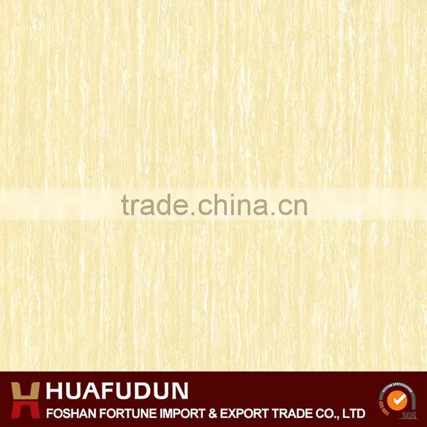 Foshan China Standard Floor Beige Full Polished Porcelain Glazed Tile photo-3