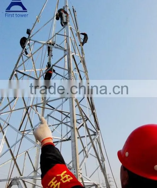 High Quality Steel Power Transmission Line Tube Tower With Iron Structure photo-5