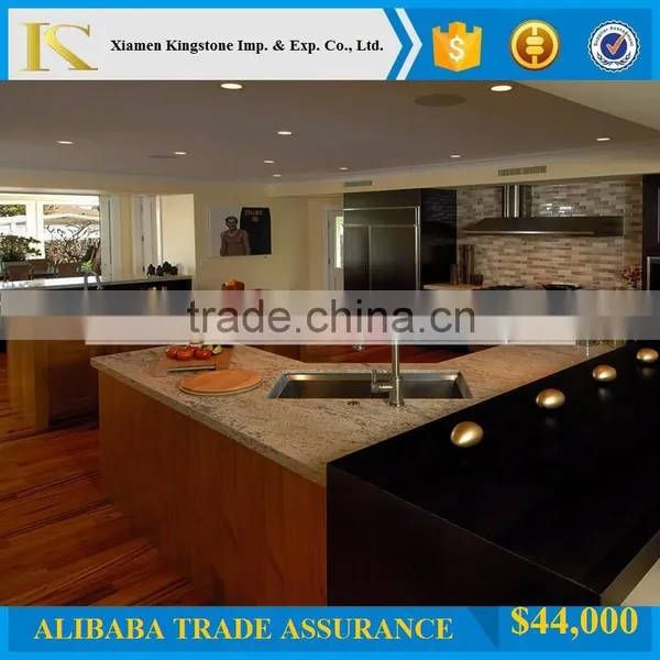 Yellow Granite Kitchen Countertop Kashmir Gold Granite for Project photo-2