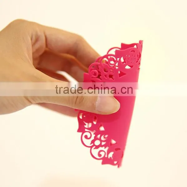 Hollow Out Creative Dining Table Mat Silicone Cup Mat photo-3