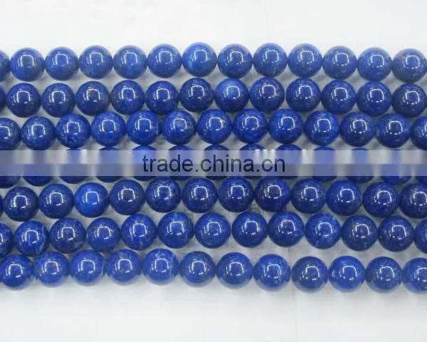 Natural Lapis Carved Plumkin Beads Precious Natural Gemstone Lapis Round Beads photo-5