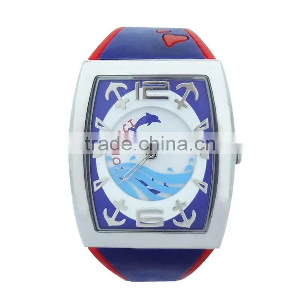 Multi Color Kids Silicone Rubber Band Watch OEM Children's Quartz Watch photo-4